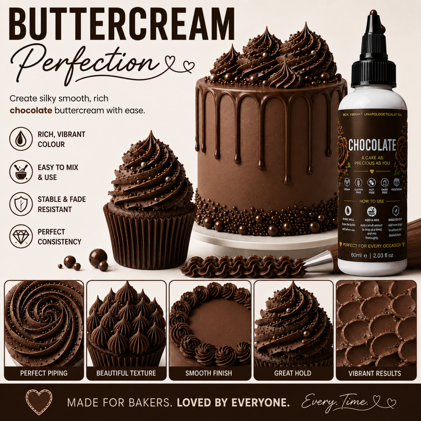 Chocolate | Edible Gel Color 60ml