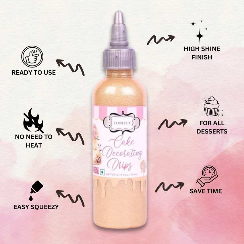 English Gold | Edible Drips 110 Gms