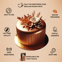Showstopper Copper | Edible Sugar Paste 250 Gm