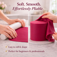Vivid Magenta | Edible Natural Fondant (4 x 250g)