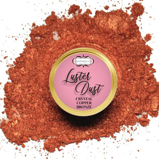 Edible Luster Dust – Pack of 5 |Rose Gold, Gold, Bronze, Wine Red, Copper | 25 Gm