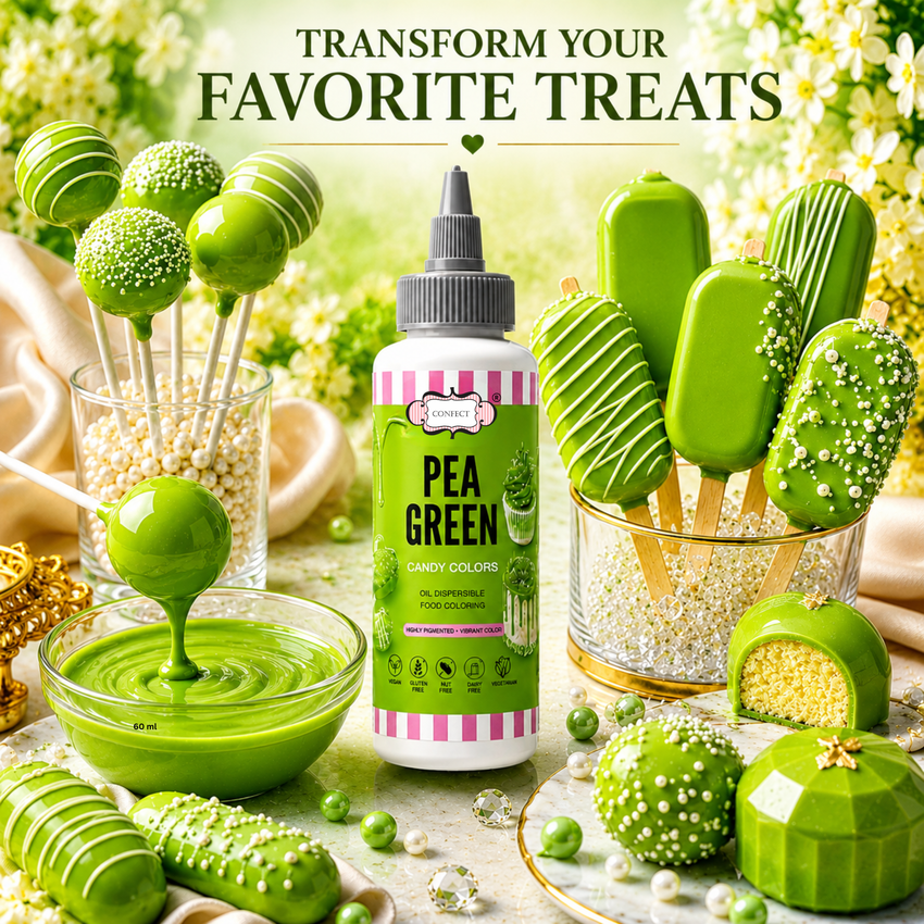 Pea Green | Edible Candy Color 60ml