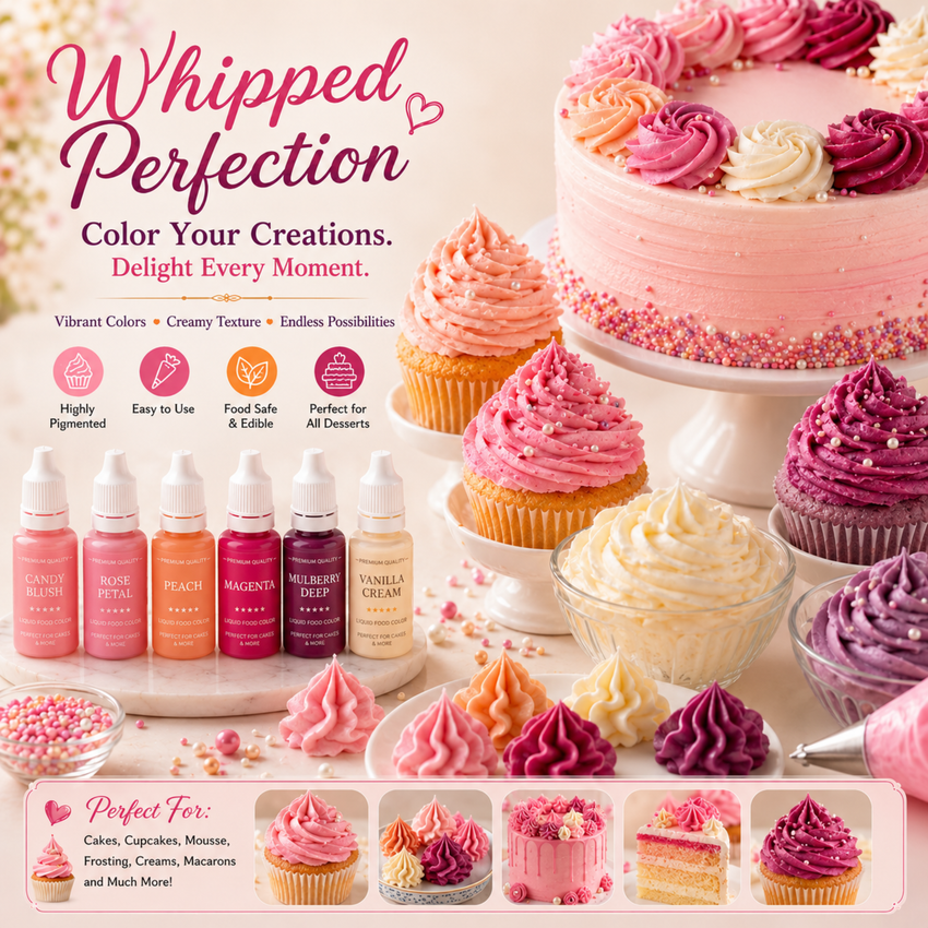 Valentine | Pack of 6 Edible Water Color