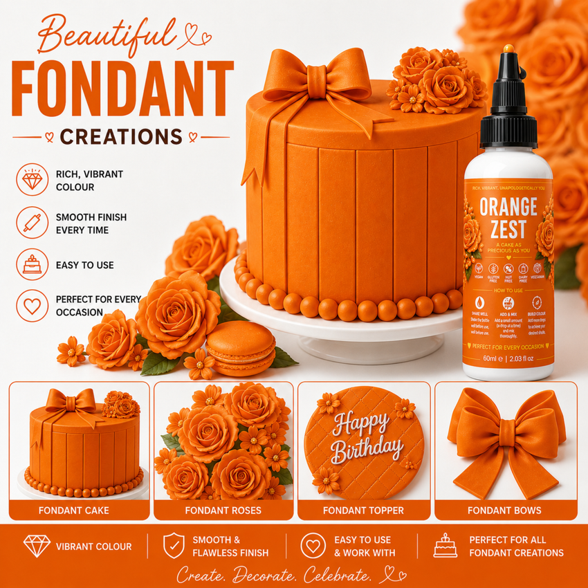 Orange Zest | Edible Gel Color 60ml