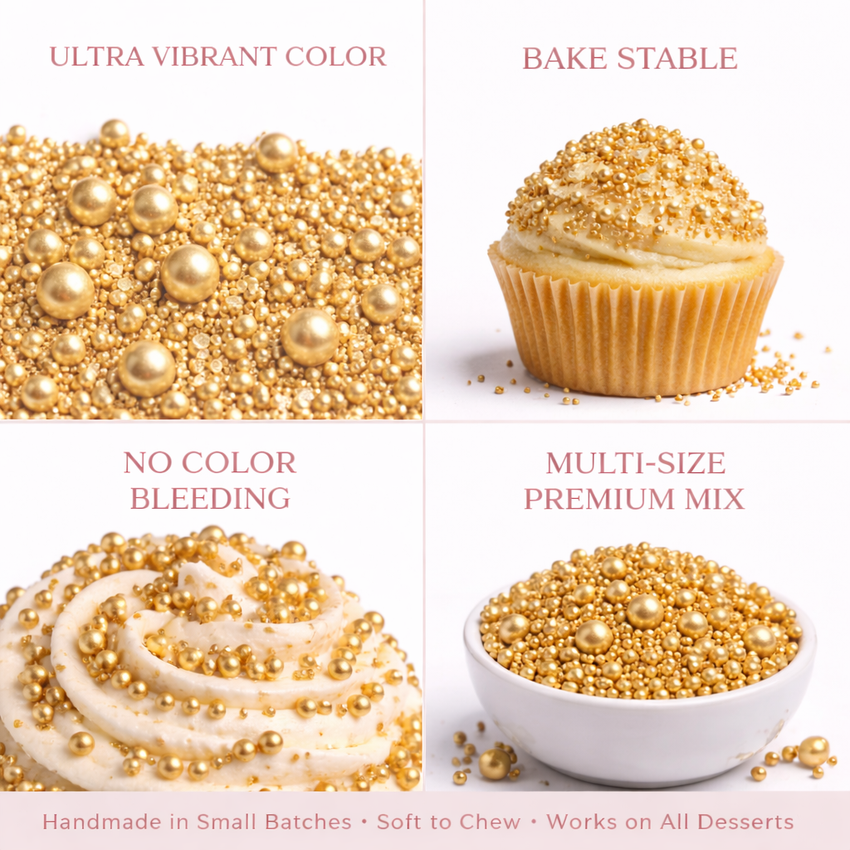 Champagne Gold | Sprinkles Bottle for Decoration Bottle 120 g