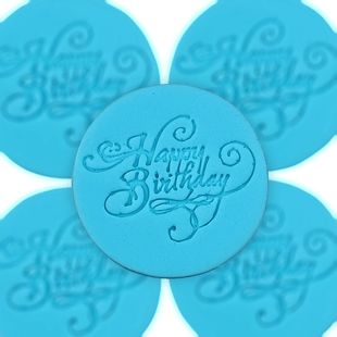 Toppers Cutters | Congratulations Topper Cutter | Fondant Cutter | Celebration Topper Cutter | (Happy Birthday 03)