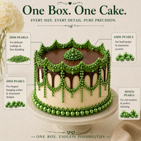 Sprinkles for Cakes & Cupcakes Decoration | USP-11(Pea Green)