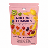 Mixed Meledy Gummies | Pack of Blueberry, Banana, Mango, Blackberry, Peach, Cranberry  Gummies | 300g