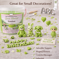Green Harvest | Edible Natural Fondant (4 x 250g)