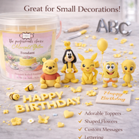Marigold Yellow | Edible Natural Fondant (4 x 250g)
