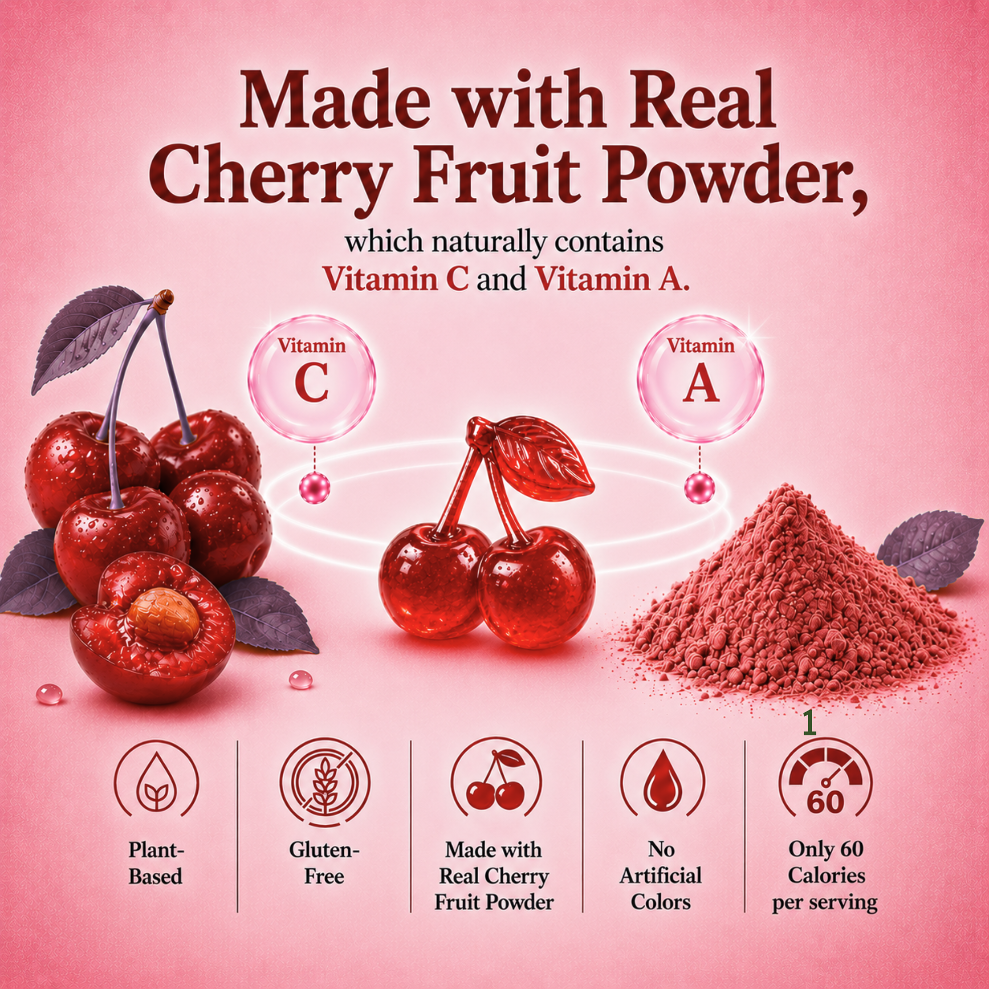 Cherry Splash Sours Gummies