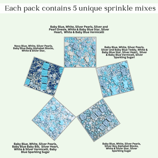 Boys Baby Shower Sprinkles | Edible Sprinkles Assorted