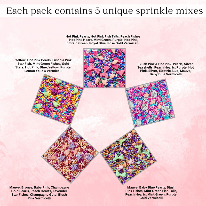 Under the Sea Sprinkles for Decorations 02 | 140 Gm