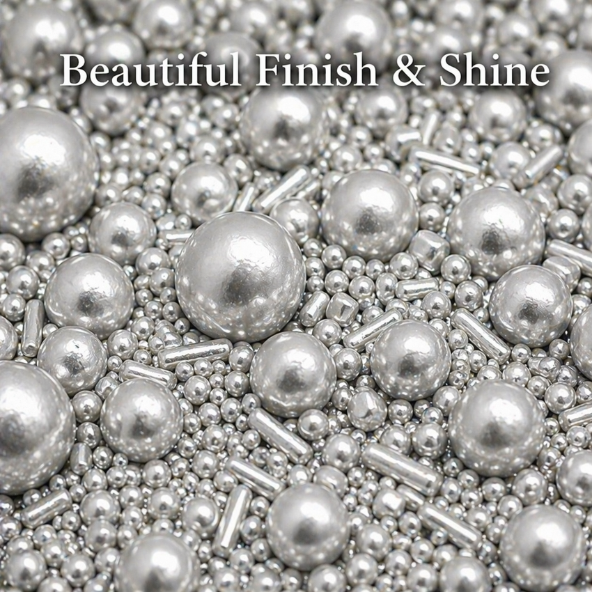 Sprinkles for Cakes & Cupcakes Decoration | USP-16(Silver)