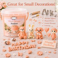 Peach Blossom | Edible Natural Fondant (4 x 250g)