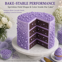 Lavender | Sprinkles Bottle for Decoration Bottle 120 g