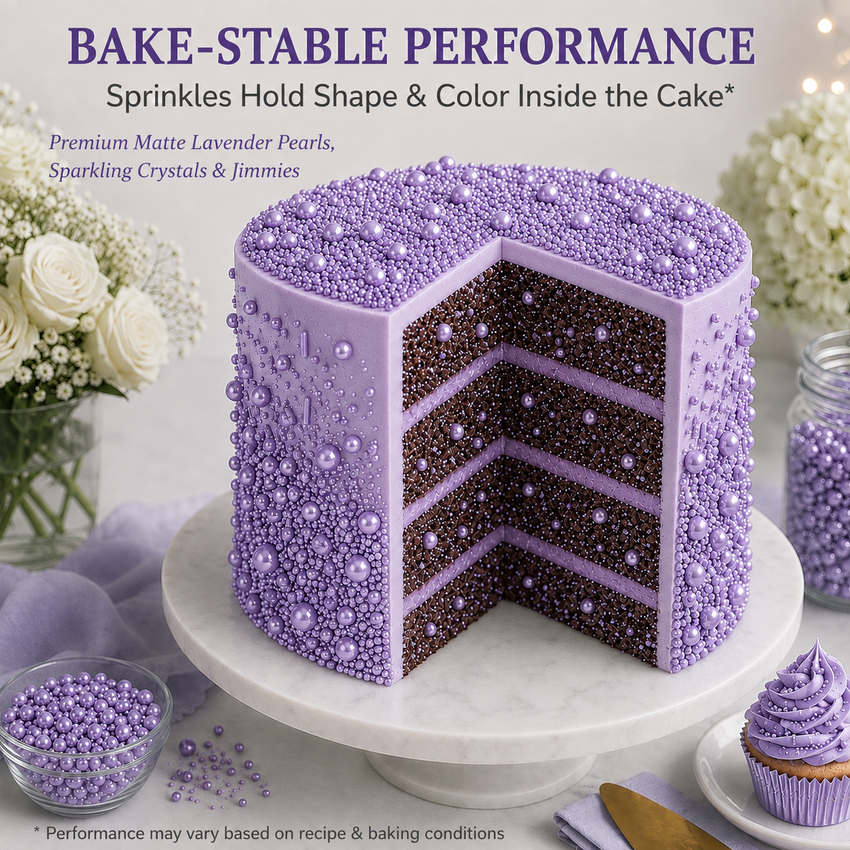 Lavender | Sprinkles Bottle for Decoration Bottle 120 g