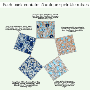 Boys Baby Shower Sprinkles | Gender Reveal Sprinkles