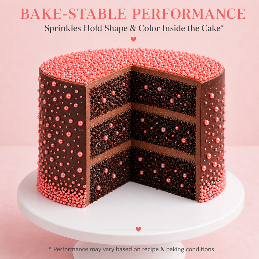 Rose Pink | Sprinkles Bottle for Decoration Bottle 120 g
