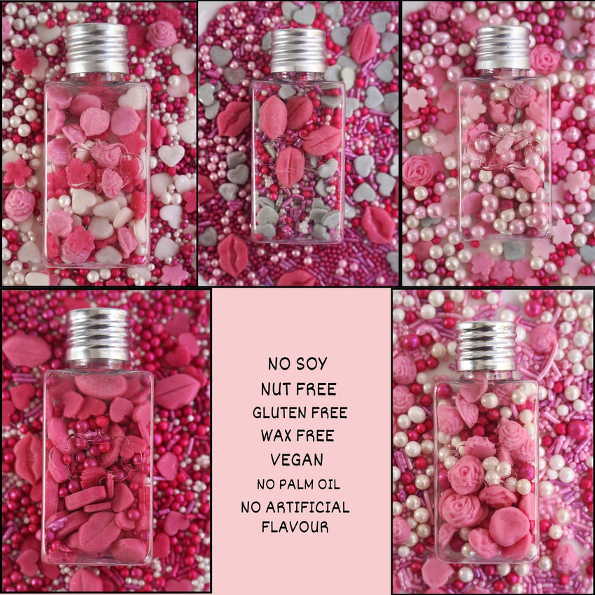 Shimmering Charm I Silver & White Pearls | Edible Mother's Day Sprinkles