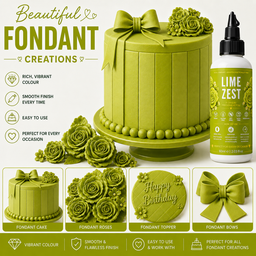 Lime Zest | Edible Gel Color 60ml