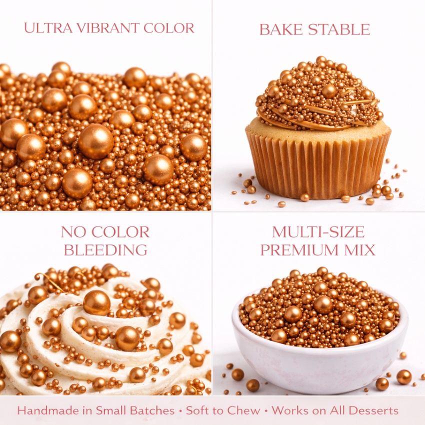 Bronze | Sprinkles Bottle for Decoration Bottle 120 g