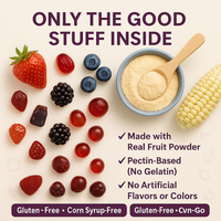 Berry Blast Gummies | Pack of Strawberry, Blackberry, Blueberry, Cranberry, Grape, Cherry Gummies | 300g