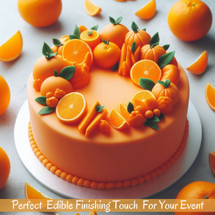 Fluorescent Orange Fondant | Edible Sugarpaste 1 Kg