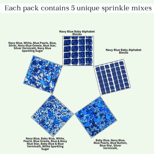 Boys Baby Shower Sprinkles | Gender Reveal Sprinkles
