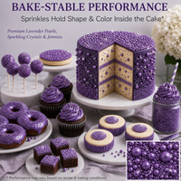 Purple | Sprinkles Bottle for Decoration Bottle 120 g