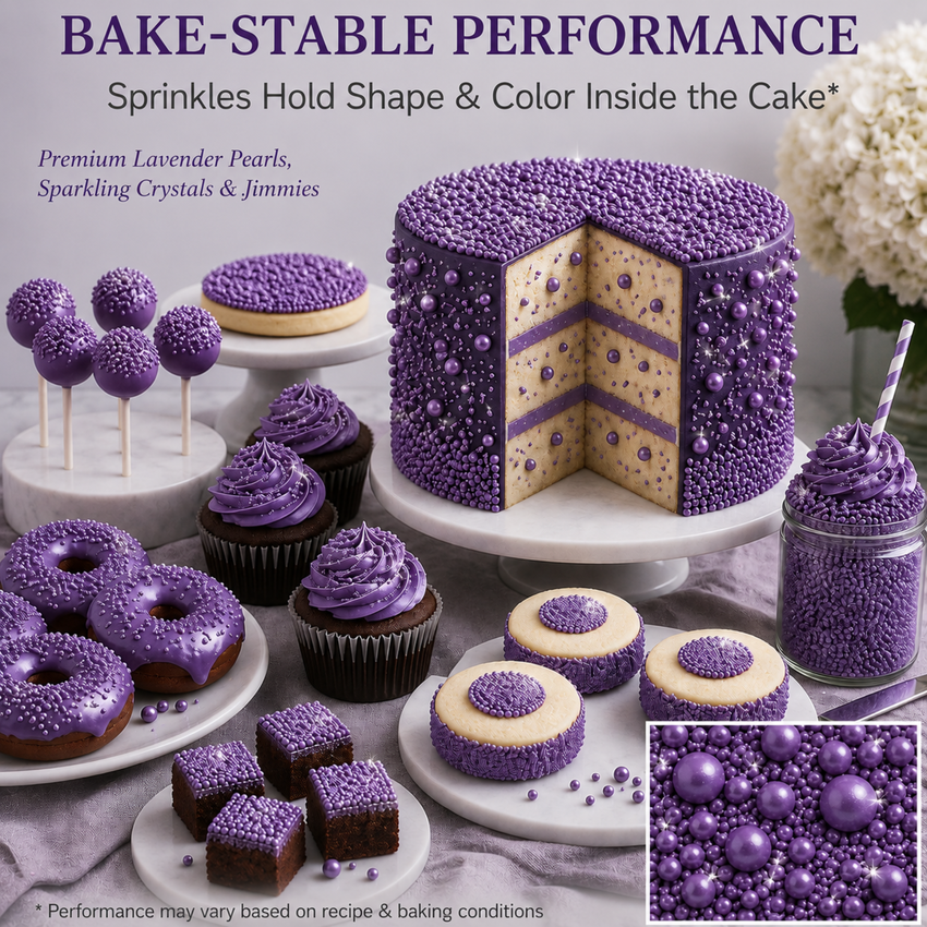 Purple | Sprinkles Bottle for Decoration Bottle 120 g