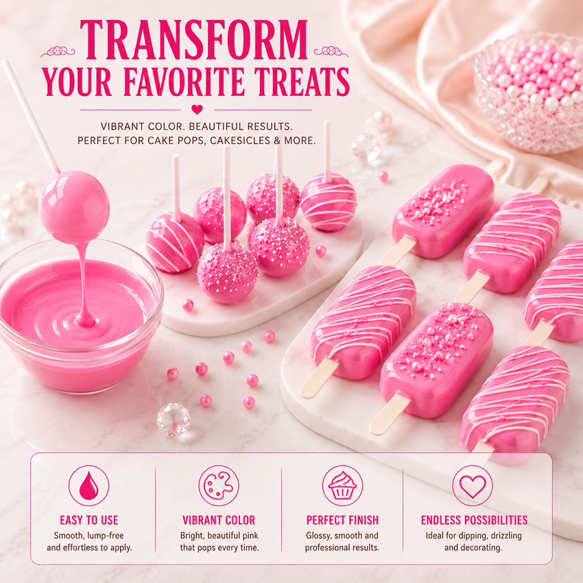 Candy Pink | Edible Candy Color 60ml