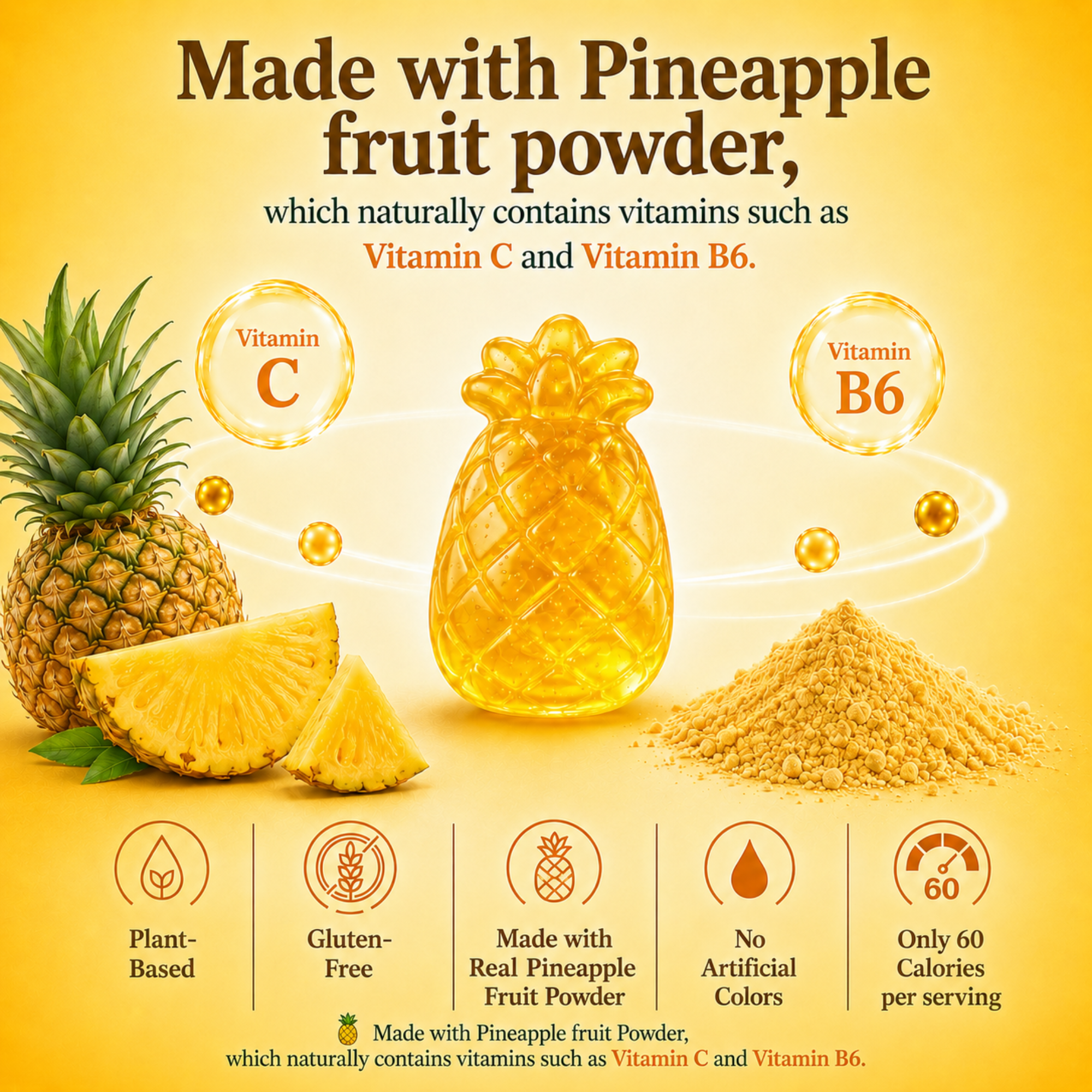 Pineapple Power Pop Gummies