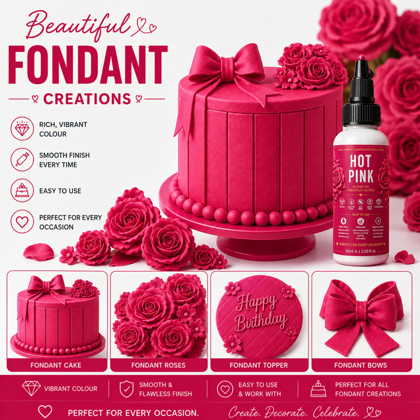 Hot Pink | Edible Gel Color 60ml