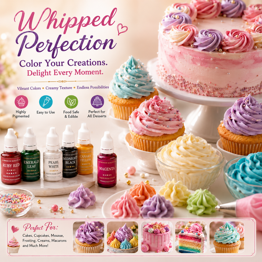 Christmas | Pack of 6 Edible Water Color