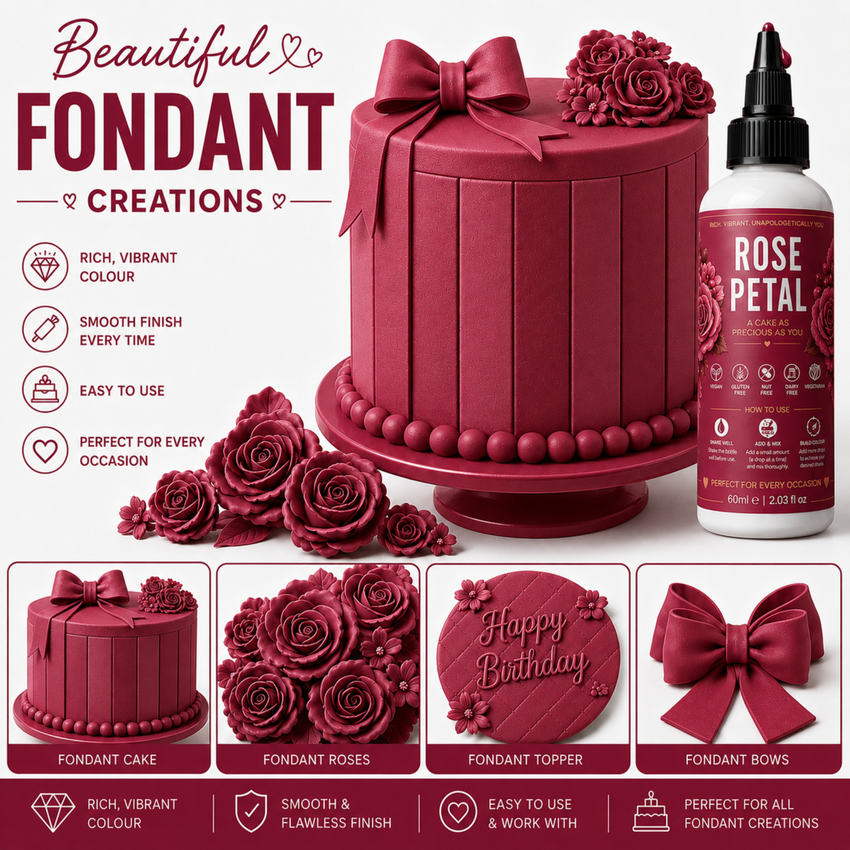 Rose Petal | Edible Gel Color 60ml