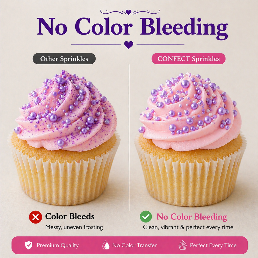 Sprinkles for Cakes & Cupcakes Decoration | USP-3(Lavender)