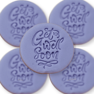 Toppers Cutters | Congratulations Topper Cutter | Fondant Cutter | Celebration Topper Cutter | (Get Well Soon)