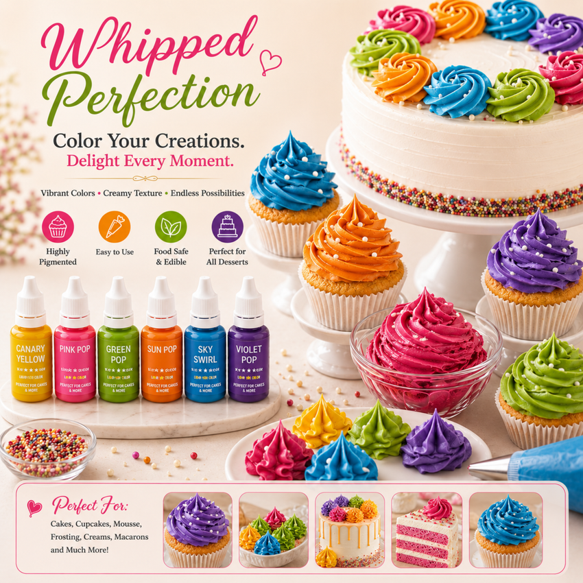 Party Brights | Pack of 6 Edible Water Color