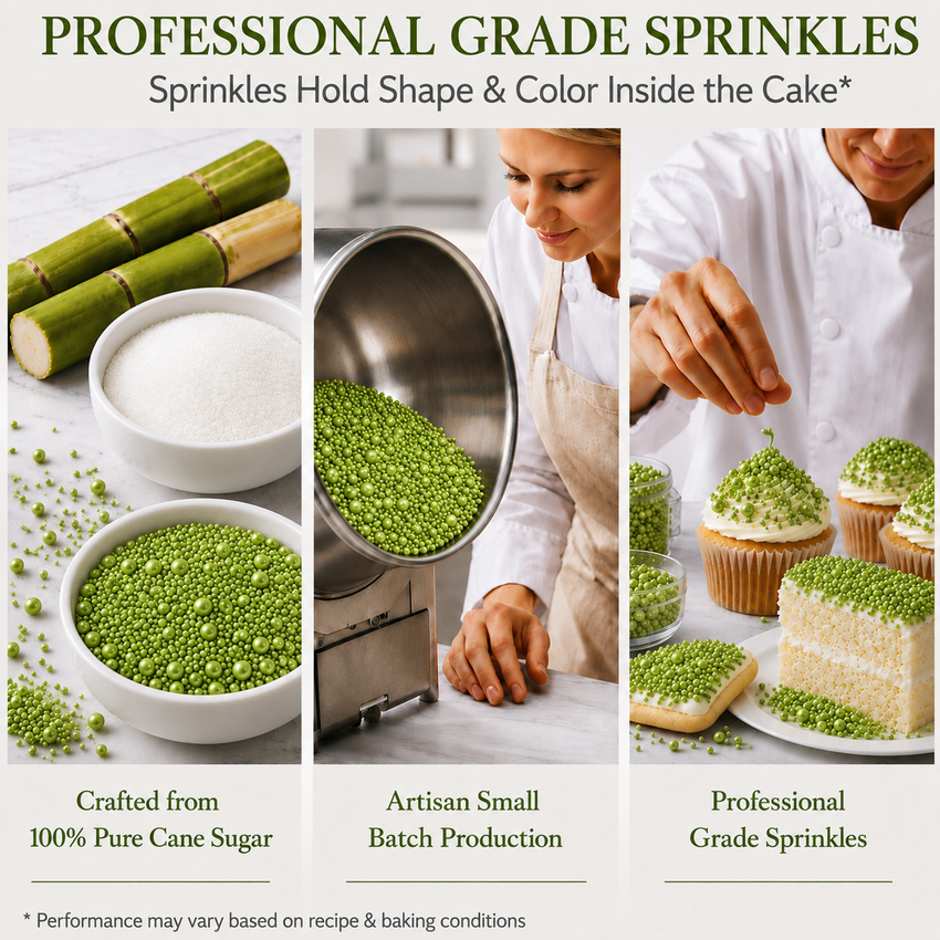 Lime Green | Sprinkles Bottle for Decoration Bottle 120 g