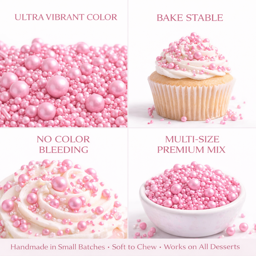 Baby Pink | Sprinkles Bottle for Decoration Bottle 120 g