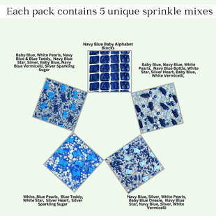 Boys Baby Shower Sprinkles | Gender Reveal Sprinkles