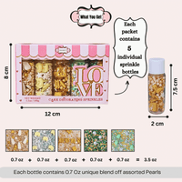 Baby Shower Sprinkles | Birthday Sprinkles | Gender Reveal Sprinkles Pack of 5 (BABY SHOWER -05)