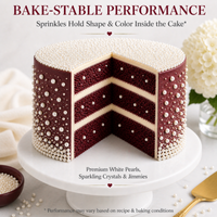 White | Sprinkles Bottle for Decoration Bottle 120 g