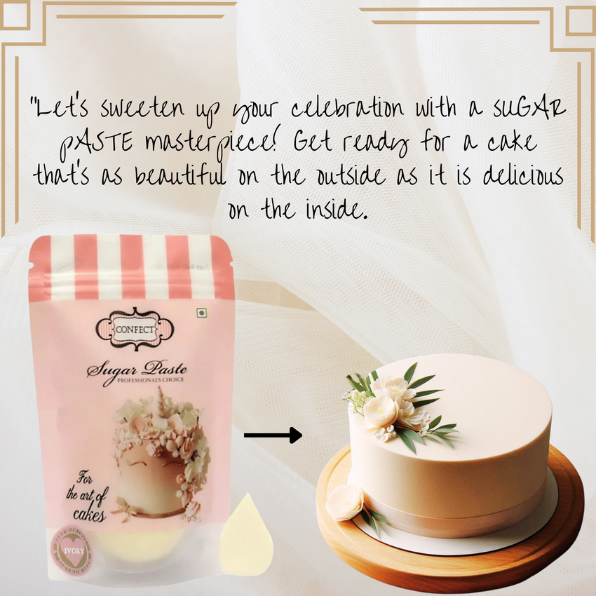 Ivory Fondant | Edible Sugarpaste 250 Gm