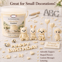 Magnolia Ivory | Edible Natural Fondant (4 x 250g)