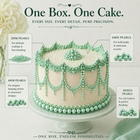 Sprinkles for Cakes & Cupcakes Decoration | USP-12(Mint Green)