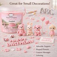 Blush Pink | Edible Natural Fondant (4 x 250g)