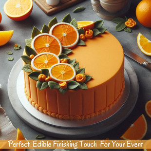 Citrus Orange Fondant | Edible Sugarpaste 1 Kg