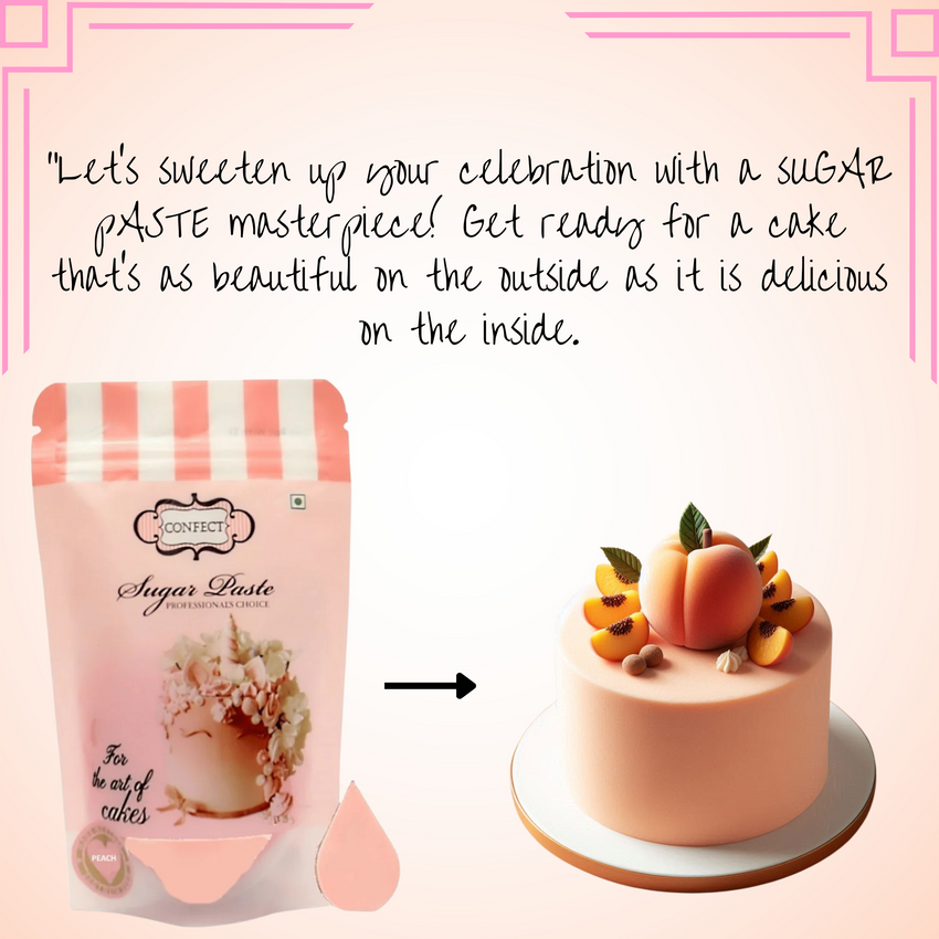 Peach Fondant | Edible Sugarpaste 250 Gm